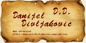 Danijel Divljaković vizit kartica